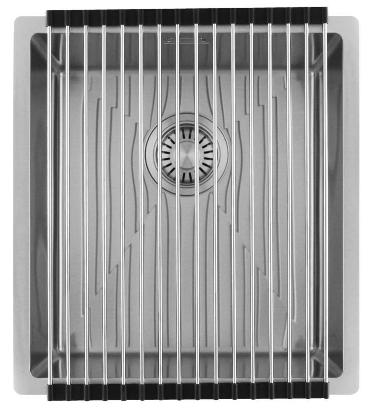 Pure.Sink Luxion RVS spoelbak 36x40 cm onderbouw, vlakinbouw en opbouw  PLX3640-02