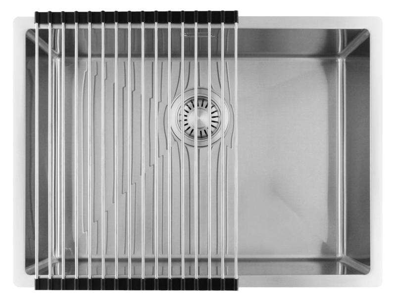 Pure.Sink Luxion RVS spoelbak 55x40 cm onderbouw, vlakinbouw en opbouw PLX5540-02