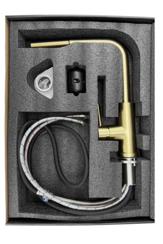 Pure.Sink Elite Steel Pulse-S keukenkraan RVS met uittrekbare uitloop en sproeistand  PS8500-02