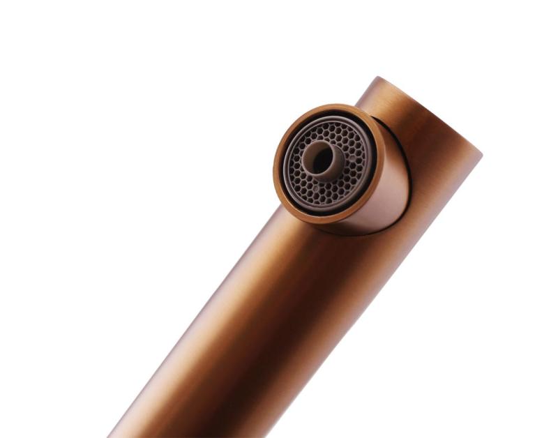 Pure.Sink Elite Steel Clear-S PVD gun metal 3-weg Keukenkraan met Uittrekbare Uitloop en Gefilterd Water PS8120-61