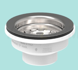 Banka Afvoerset rvs zonder overloop voor enkele spoelbak 1208972438