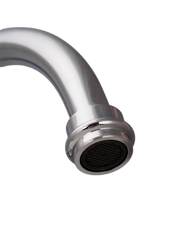 Aquanello Heritage Ascot Classic Kitchen Nostalgic Kitchen Faucet Chrome with Round Spout CR-4003-HA