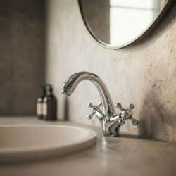 Aquanello Heritage Ascot Klassieke Nostalgische Wastafelmengkraan Chroom CR-4101-HA