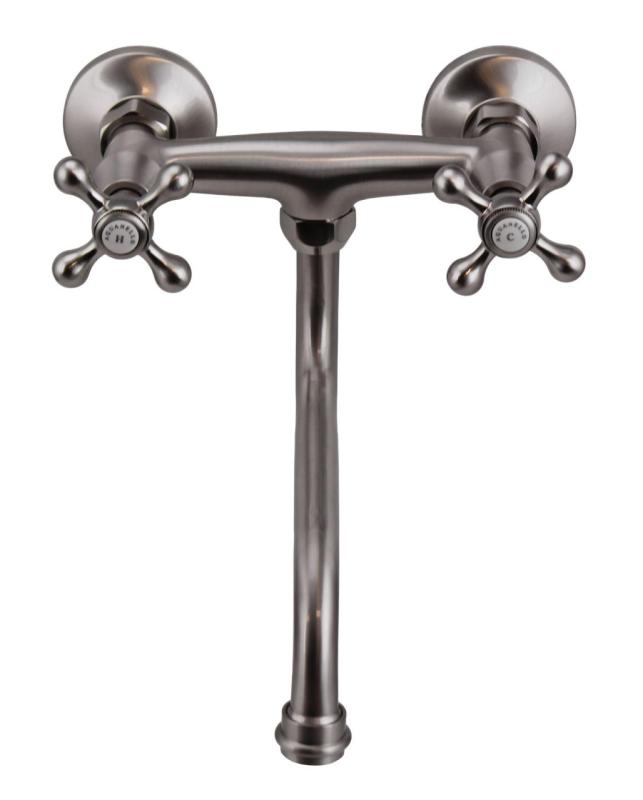 Aquanello Heritage Ascot Classic Kitchen Wall Faucet Stainless Steel NB-4111-HA