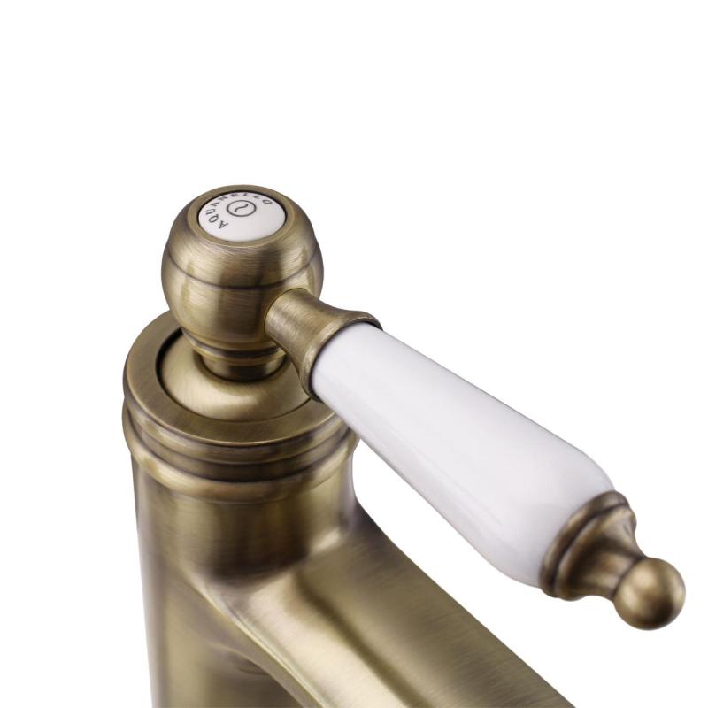 Aquanello Heritage Manor Klassieke Nostalgische Wastafelmengkraan Brons BN-1001-HM