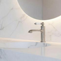 Aquanello Heritage Manor Klassieke Nostalgische Wastafelmengkraan RVS NB-1001-HM